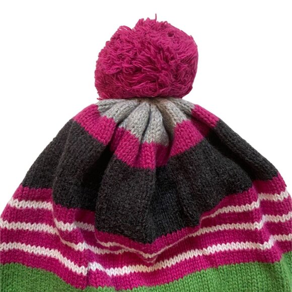 Toddler Girls Winter Hat/Beanie 2 Piece Lot-2T-5T-GUC - Picture 3 of 9